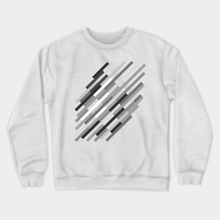 Bricks Rotate 45 Black and White Crewneck Sweatshirt